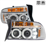 Spec-D Tuning Dodge Dakota Halo Led Projector Chrome