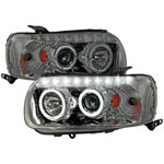 SPEC-D Tuning Ford Escape Projector Headlights - Smoke; 2005-2007