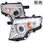 Spec-D Tuning Ford Edge Projector Headlight Chrome Housing