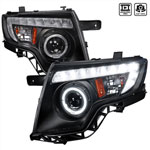 Spec-D Tuning Ford Edge Projector Headlight Black Housing