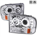 Spec-D Ford F250 Projector Headlight Led; 1999-2004