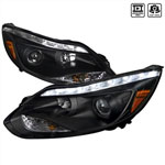 Spec-D Tuning Ford Focus Projector Headlight - Black