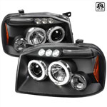 Spec-D Frontier Projector Headlights Led; 2001-2004