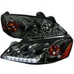 SPEC-D Tuning Pontiac G6 Projector Headlights - Smoke; 2005-2010