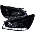 Spec-D Tuning Lexus Is300 Glossy Black Projector Headlight With Led