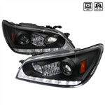 Spec-D Tuning Lexus Is300 Projector Headlight Black Housing; 2001-2005