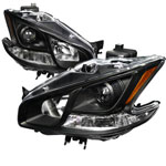 Spec-D Tuning Nissan Maxima Projector Headlight Black Housing; 2009-2011