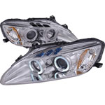 Spec-D Tuning Honda S2000 Chrome Housing Projector Headlights, Oe Hid Compatible; 2000-2003