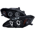 Spec-D Tuning Honda S2000 Smoked Lens Gloss Black Housing Projector Headlights, Oe Hid Compatible; 2000-2003