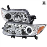 Spec-D Tuning Scion Xb R8 Style Halo Led Projector Chrome; 2008-2010