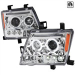 Spec-D Tuning Nissan Xterra Halo Led Projector Chrome; 2005-2012