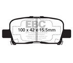 EBC 00-02 Acura MDX 3.5 Greenstuff Rear Brake Pads