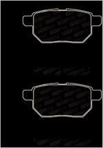 StopTech Street Brake Pads Pontiac Vibe Base, Rear; 2009-2010