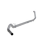 MBRP F-250/350 7.3L all models 5in Turbo Back Single Side Exit No Muffler AL; 1999-2003