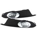 Spyder Volkswagen Jetta MK6 Sedan 4Dr only OEM Style Fog Lights w/Switch - Clear - (FL-VJ2011-C); 2011-2014