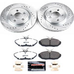 Power Stop 02-05 Ford Thunderbird Rear Z26 Street Warrior Brake Kit; 2002-2005