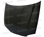 Seibon Carbon Fiber Oe Style Hood Honda Civic 2dr/Hb (Eh2/3 Or Eg6); 1992-1995