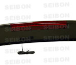 Seibon Carbon Fiber Sp Style Rear Spoiler W/Led Honda Civic Hb; 1992-1995