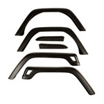 Omix 6-Piece Fender Flare Kit- 97-06 Jeep Wrangler; 1997-2006