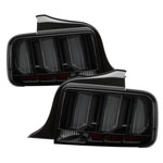 Spyder 05-09 Ford Mustang (White Light Bar) LED Tail Lights - Smoke ALT-YD-FM05V3-LED-SM; 2005-2009