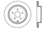 StopTech Pontiac G8 Sport Cross Drilled Brake Rotor, Rear Left; 2008-2009