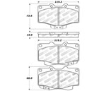 StopTech Sport Brake Pads Toyota Pickup, Front