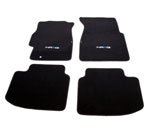 NRG Floor Mats - 96-00 Honda Civic 2DR & 3DR (EK9 Logo) - 4pc.; 1996-1996