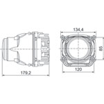 Hella 90mm Bi-LED High - Low Beam 2nd Gen (SAE) Module