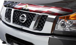 Stampede 2005-2019 Nissan Frontier Vigilante Premium Hood Protector - Flag; 2005-2019