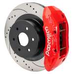 Wilwood 99-18 Chevy Silverado/GMC Sierra 16x1.25 D&S Rotor TX4R 4 Piston Rear Brake Kit - Red; 1999-2018