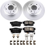 Power Stop 96-98 Acura RL Rear Z17 Evolution Geomet Coated Brake Kit; 1996-1998