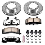 Power Stop 94-99 Chevrolet K1500 Suburban Front Z36 Truck & Tow Brake Kit; 1994-1999