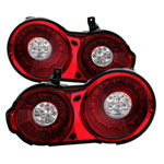 Spyder Nissan GT-R LED Tail Lights - Red Clear - (ALT-YD-NGT-R09-LED-RC); 2009-2015