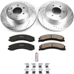 Power Stop 16-18 Nissan Titan XD Front Z23 Evolution Sport Brake Kit; 2016-2018