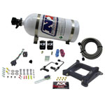 Nitrous Express 4150 Gemini Stage 6 Nitrous Kit (50-300HP) w/10lb Bottle