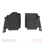 Westin 2005-2011 Toyota Tacoma Wade Sure-Fit Floor Liners Front - Black; 2005-2011