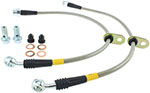 StopTech 97-01 Prelude Rear SS Brake Lines; 1997-2001