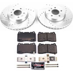 Power Stop 13-18 Cadillac ATS Front Z23 Evolution Sport Brake Kit; 2013-2018