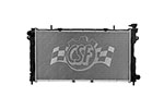 CSF 05-07 Dodge Caravan 2.4L OEM Plastic Radiator; 2005-2007