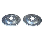 Power Stop 14-19 Mercedes-Benz CLA250 Rear Evolution Drilled & Slotted Rotors - Pair; 2014-2019