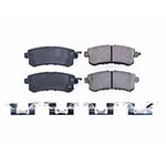 Power Stop 11-13 Infiniti QX56 Rear Z17 Evolution Ceramic Brake Pads w/Hardware; 2011-2013