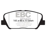 EBC 16+ Hyundai Veloster 1.6 Turbo Ultimax2 Front Brake Pads