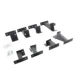 Go Rhino 2020+ Jeep Gladiator JT 4DR Crew Cab Dominator Xtreme Frame Slider Mounting Brackets Only; 2020-2024