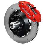 Wilwood 55-57 Chevy Bel Air Superlite 6R Kit, 5 x 4.50in/4.75in Hub - 14.00in Slotted Rotor - Red; 1955-1957