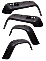 Rugged Ridge 6-Pc Fender Flare Kit 4.75-In 76-86 Jeep CJ; 1976-1986