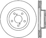 StopTech Subaru Outback Premium Cryostop Rotor, Front; 2010-2014