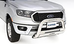 Lund 2019 Ford Ranger Bull Bar w/Light & Wiring - Polished Stainless; 2019-2019