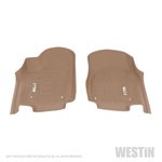 Westin 2013-2018 Dodge/Jeep Durango Wade Sure-Fit Floor Liners Front - Tan; 2013-2018