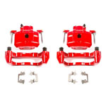 Power Stop 01-05 Chrysler Sebring Front Red Calipers w/Brackets - Pair; 2001-2005