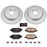 Power Stop 11-15 Ford Edge Rear Z17 Evolution Geomet Coated Brake Kit; 2011-2015